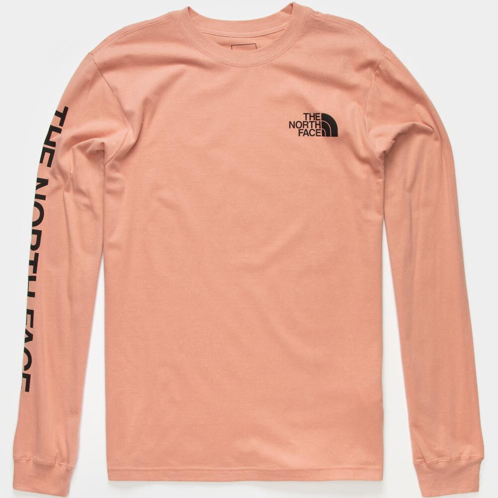 North Face Salmon Pink long sleeve shirt - size L